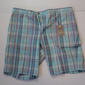 NWT BEN SHERMAN PLAID SHORTS